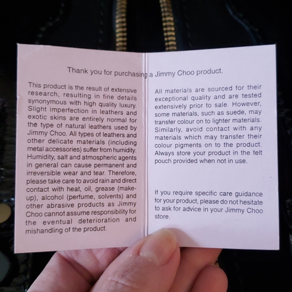 - π Jimmy Choo Black Mona Patent Bag π - Picture 9 of 11